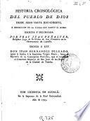 Historia cronológica del pueblo de Dios desde Adan hasta Jesu-Christo