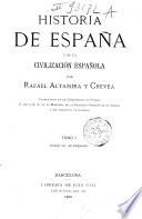 Historia de España y de la civilización española
