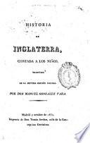 Historia de Inglaterra, contada a los niños