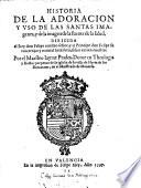 Historia de la adoracion de las santas imagenes
