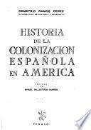Historia de la colonización española en América