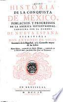 Historia de la conquista de Mexico