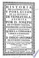 Historia de la conquista y poblacion de la provincia de Venezuela
