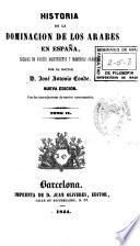 Historia de la dominación de los árabes en España