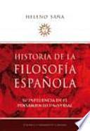 Historia de la filosofía española