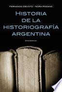Historia de la historiografía argentina
