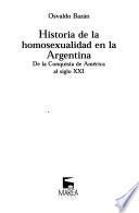Historia de la homosexualidad en la Argentina