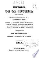 Historia de la Iglesia: (1842. 396 p.)