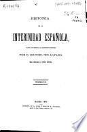 Historia de la interinidad española
