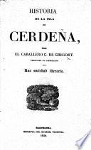 Historia de la isla de Cerdeña ... Traducida al castellano por una sociedad literaria