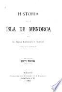 Historia de la isla de Menorca