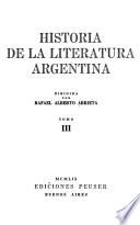 Historia de la literatura argentina