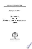 Historia de la literatura dominicana