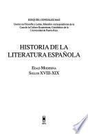 Historia de la literatura española