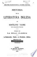 Historia de la literatura inglesa