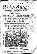 Historia de la maravillosa vida ... del glorioso San Onofre...