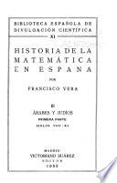 Historia de la matemática en España