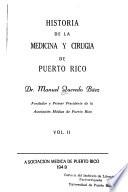 Historia de la medicina y cirugía de Puerto Rico