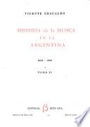 Historia de la música en la Argentina: 1852-1900