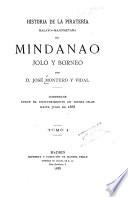 Historia de la piratería malayo-mahometana en Mindanao, Joló y Borneo