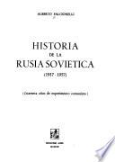 Historia de la Rusia soviética, 1917-1957