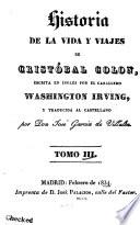 Historia de la vida y viajes de Cristóbal Colon
