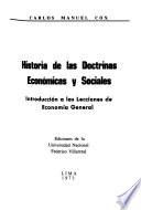 Historia de las doctrinas económicas y sociales
