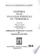 Historia de las finanzas públicas en Venezuela