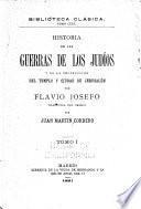 Historia de las guerras de los Judíos