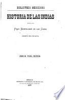 Historia de las Indias