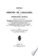 Historia de las Órdenes de Caballería y de las condecoraciones Españolas