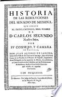 Historia de las reboluciones del Senado de Messina