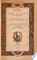 Historia de los ideas estéticas en España