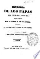 Historia de los papas: (356 p.)