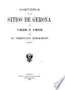 Historia de los sitios de Gerona en 1808 y 1809