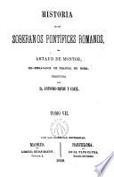 Historia de los Soberanos Pontífices romanos ...