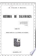 Historia de Salamanca ...
