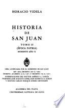 Historia de San Juan: Epoca patria, momento año X