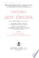 Historia del arte español: Del paleolítico al Renacimiento (arquitectura)