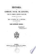 Historia del combate naval de Lepanto (etc.)