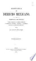 Historia del derecho mexicano