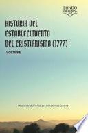 Historia del establecimiento del cristianismo (1777)