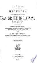 Historia del famoso predicador fray Gerundio de Campazas, alias Zotes