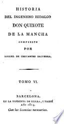 Historia del ingenioso hidalgo don Quixote de la Mancha: (354,[6] p.)
