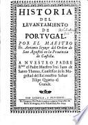 Historia del levantamiento de Portugal