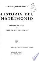 Historia del matrimonio