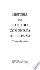 Historia del Partido Comunista de España