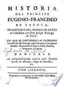 Historia del principe Eugenio-Francisco de Saboya