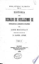 Historia del reinado de Guillermo III