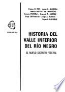 Historia del valle inferior del Río Negro